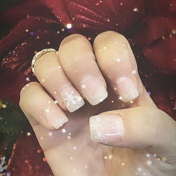 Allure Nails - I'm so in love with my nails  Maysa did a great job and I loved that snowflake she added - Nail Salons Near Me - Las Vegas, Nevada