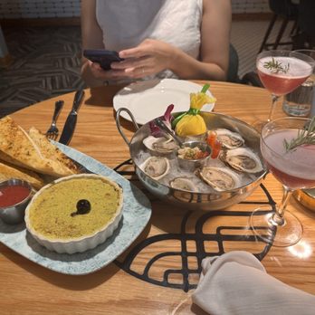 The Fountain Room - Oysters on the Half Shell and Brie Brûlée*** - Seafood Near Me - Indianapolis, Indiana