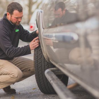 McCart's Auto Center - Kelly doing a tire inspection - Auto Repair Near Me - Conyers, Georgia McCart's Auto Center - Kelly doing a tire inspection - Auto Repair Near Me - Conyers, Georgia