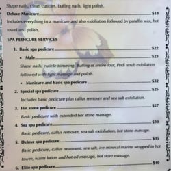 US Nails - Price list