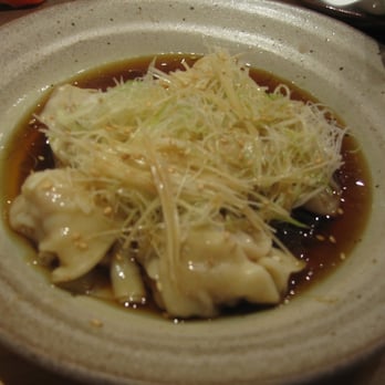 Asanebo - steamed pork wontons with ginger - Sushi Bars Near Me - Studio City, California Asanebo - steamed pork wontons with ginger - Sushi Bars Near Me - Studio City, California