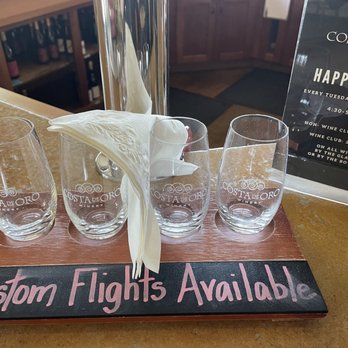 Costa De Oro Wine Tasting - Customizable wine flight experience is available. - Wine Tasting Room Near Me - Santa Maria, California