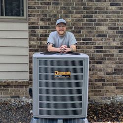Nordic Air Heating & Cooling - The owner Trevor Lloyd, with a new heat pump install