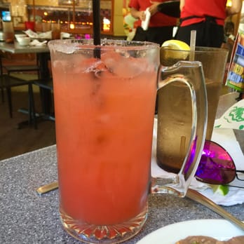 Fiesta Grande Mexican Grill - Huge strawberry margarita on the rocks - Mexican Near Me - Mt Dora, Florida Fiesta Grande Mexican Grill - Huge strawberry margarita on the rocks - Mexican Near Me - Mt Dora, Florida