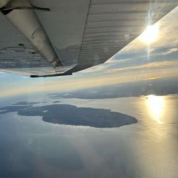 Horizon Aviation - Aerial view of Jamestown - Flight Instruction Near Me - Warwick, Rhode Island