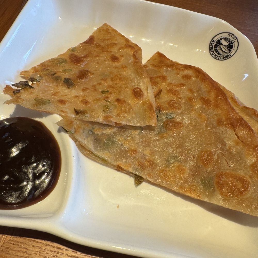 Kungfu Kitchen - The kids took some before I took a picture of the scallion pancakes. - Dim Sum Near Me - Brandon, Florida Kungfu Kitchen - The kids took some before I took a picture of the scallion pancakes. - Dim Sum Near Me - Brandon, Florida