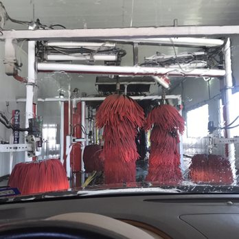 Jerry's Express Car Wash - Stuck. But I guess that's better than the 10 minutes we sat with the rubber read things hitting my car in the exact same spot - Car Wash Near Me - Garland, Texas