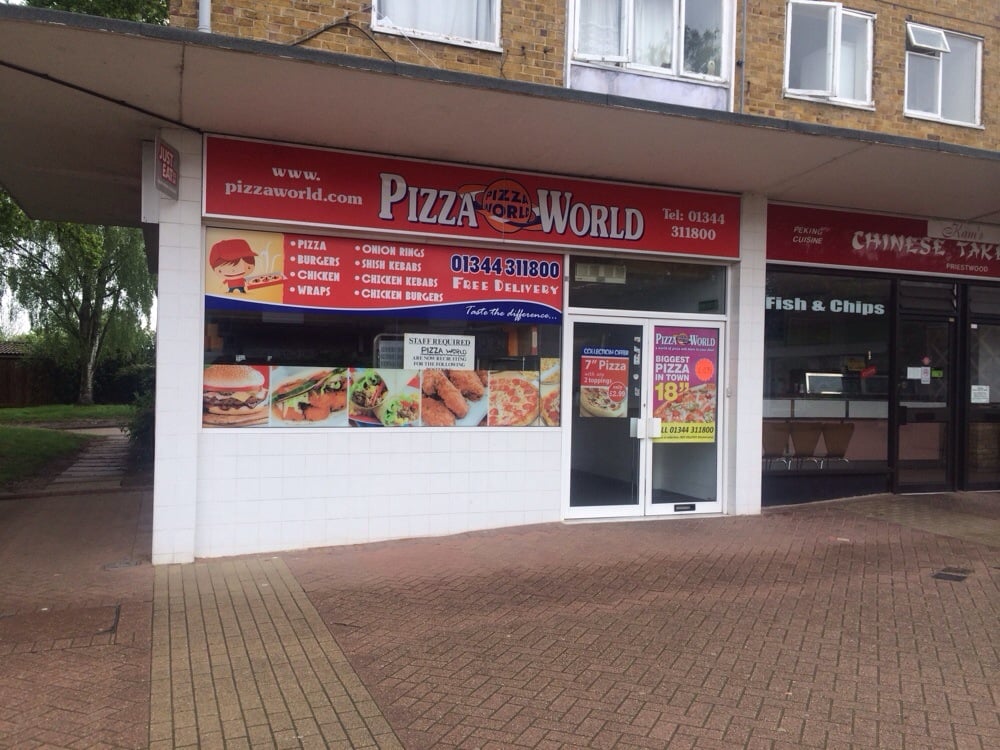 PIZZA WORLD BRACKNELL 1 Priestwood Square, Bracknell, United Kingdom