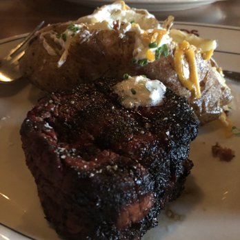 J. Alexander's Restaurant - 6oz Filet Mignon and loaded baked potato with bernaise sauce! - New American Near Me - Columbus, Ohio J. Alexander's Restaurant - 6oz Filet Mignon and loaded baked potato with bernaise sauce! - New American Near Me - Columbus, Ohio