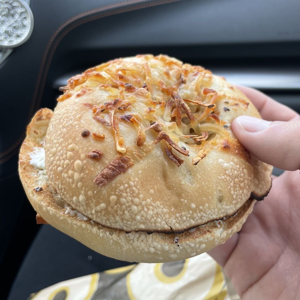 Cheesy hash brown!
