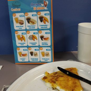 Arepas El Cacao - Pretty delicious! First time having a cachapa! - Fast Food Near Me - Orlando, Florida