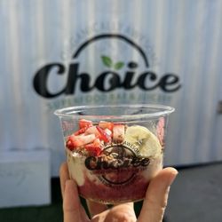 Choice Superfood Bar & Juicery - Carlsbad - PB&J Bowl (we split one!) 10/10