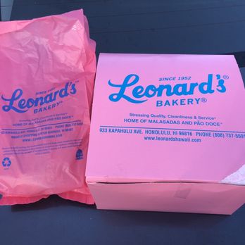 Leonard's Bakery - The iconic pink box! - Bakeries Near Me - Honolulu, Hawaii Leonard's Bakery - The iconic pink box! - Bakeries Near Me - Honolulu, Hawaii