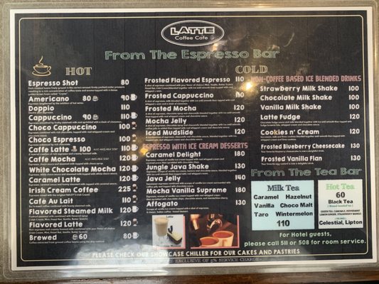 Menu photo 1 Latté Kalibo, AKL Menu photo 1 Latté Kalibo, AKL