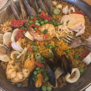 Cafe Sevilla - Seafood Marinera Paella Single - Spanish Near Me - San Diego, California Cafe Sevilla - Seafood Marinera Paella Single - Spanish Near Me - San Diego, California
