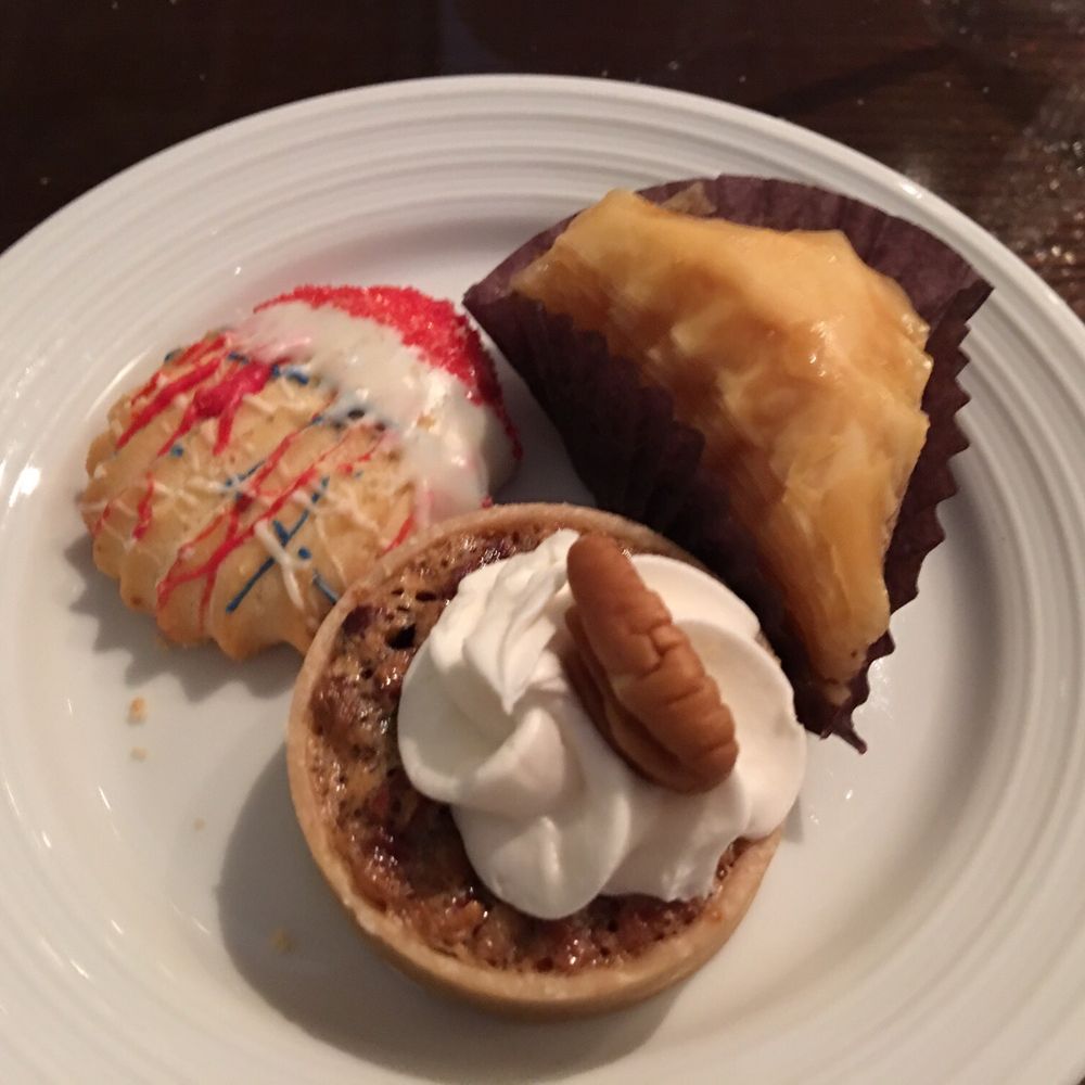 Borgata Buffet - My mini dessert sampler - The baklava and Pecan tart were delicious! - Buffets Near Me - Atlantic City, New Jersey Borgata Buffet - My mini dessert sampler - The baklava and Pecan tart were delicious! - Buffets Near Me - Atlantic City, New Jersey