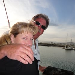 Stafford Robertson - Staff and his lovely wife Jane down on the boat in the Ventura Marina.