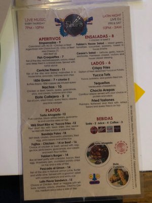 Menu photo 1 Fabian's Latin Flavors Houston, TX Menu photo 1 Fabian's Latin Flavors Houston, TX