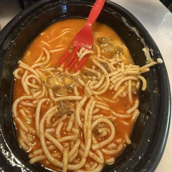 Steak ’n Shake - Chili Mac supreme bowl has so much water. Drain the pasta please... - Fast Food Near Me - Mooresville, Indiana Steak ’n Shake - Chili Mac supreme bowl has so much water. Drain the pasta please... - Fast Food Near Me - Mooresville, Indiana