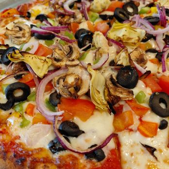 Just a Small Town Grill - Cauliflower veggie pizza - Salad Near Me - Morongo Valley, California