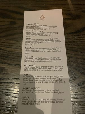 Menu photo 7 FIRE by The Alinea Group Chicago, IL