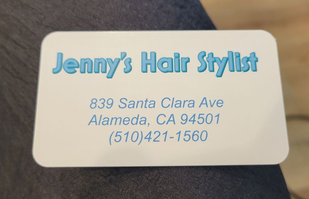 Jenny at Platos Hair Salon Logo