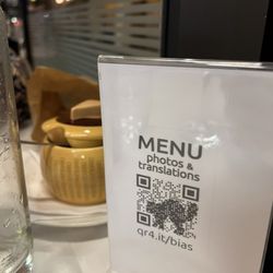 Dal Biassanot - The menu and name of restaurant