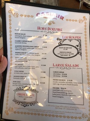 Menu photo 8 Casimir French Bistro Boca Raton, FL Menu photo 8 Casimir French Bistro Boca Raton, FL