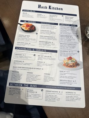 Menu photo 2 Hash Kitchen Fort Worth, TX