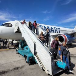 Terminal C del Aeropuerto de Ezeiza - Arriving... Get on a bus which takes you to luggage claim