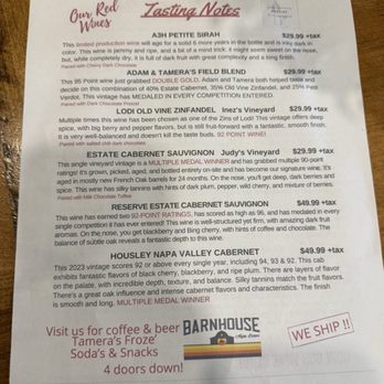 Housley Napa Valley - Red menu - Wine Tasting Room Near Me - Napa, California Housley Napa Valley - Red menu - Wine Tasting Room Near Me - Napa, California