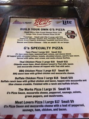 Menu photo 5 Mama G's Maple Grove, MN