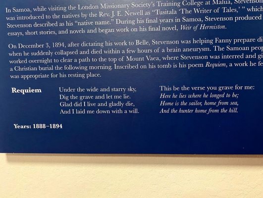 Robert Louis Stevenson Museum by null