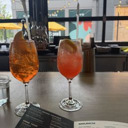 aperol spritz and watermelon spritz aperol spritz and watermelon spritz
