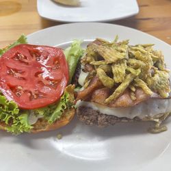 The Market Kitchen - Inside the jalapeño ranch burger