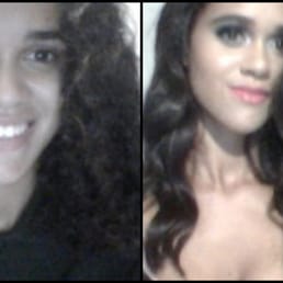 Before/After of hair. Before/After of hair.
