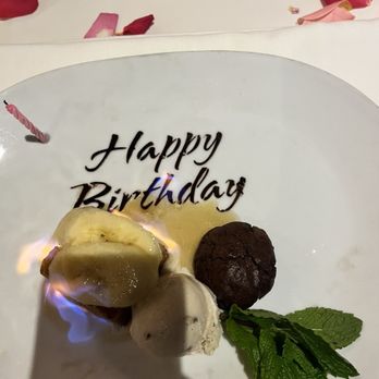 Eddie V's Prime Seafood - The Bananas Foster Butter Cake was yummy. - Steakhouses Near Me - Houston, Texas Eddie V's Prime Seafood - The Bananas Foster Butter Cake was yummy. - Steakhouses Near Me - Houston, Texas