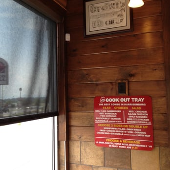 Cook Out - Combo Pricing - Fast Food Near Me - Harrisonburg, Virginia