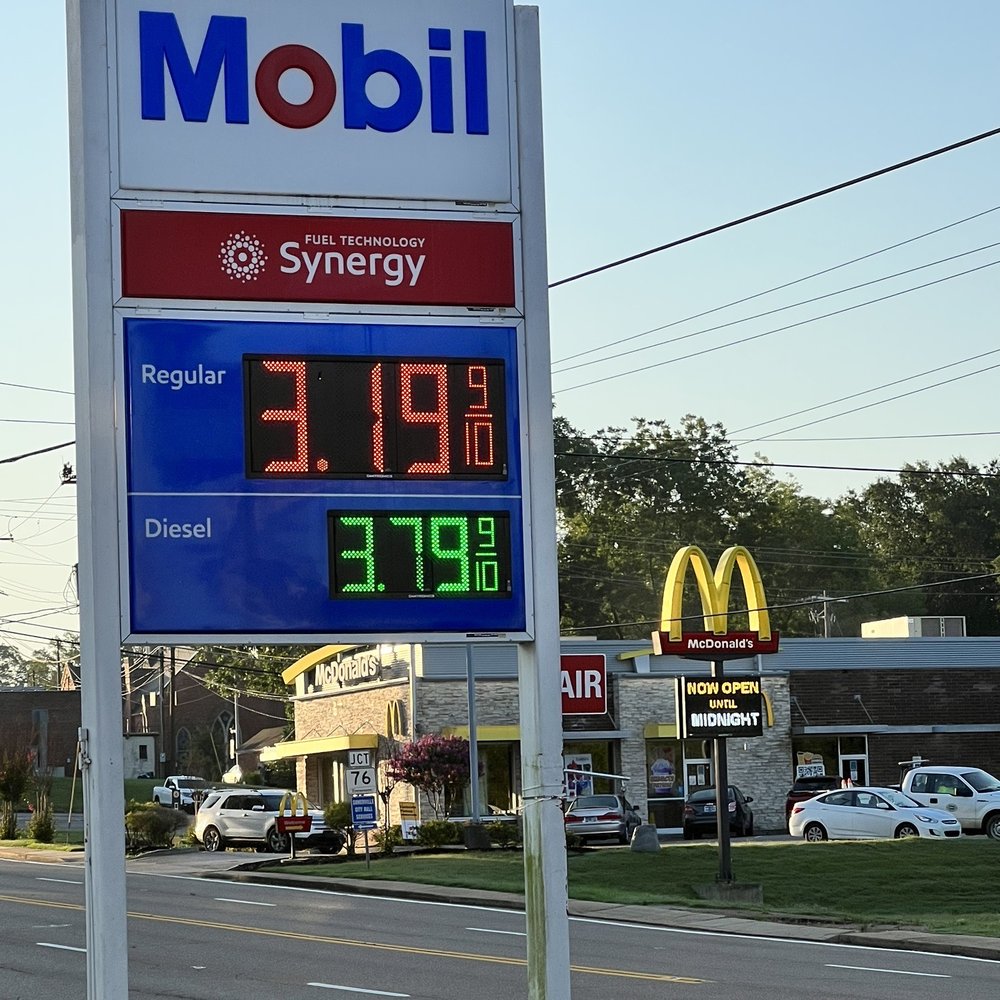 Mobil - Sign advertising price - Convenience Stores Near Me - Somerville, Tennessee Mobil - Sign advertising price - Convenience Stores Near Me - Somerville, Tennessee