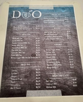 Menu photo 8 Duo Cafe Valrico, FL