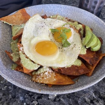 Lamplight Lounge - Lamplight Chilaquiles* served during brunch - New American Near Me - Anaheim, California