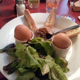 Foie gras with eggs! Foie gras with eggs!