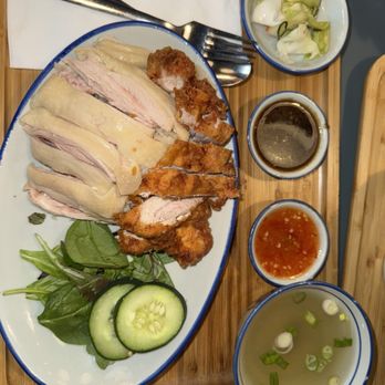 A Ma Chicken Rice - Combo Chicken Rice - Asian Fusion Near Me - Redmond, Washington