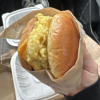 Eggs With Benefits - Soft Scramble Egg Sando - Breakfast & Brunch Near Me - Chicago, Illinois