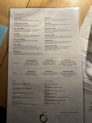 Menu photo 5 Counter Culture Tampa, FL