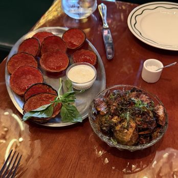 Bad Roman - Roni and spicy brussel sprouts. - New American Near Me - Beverly Hills, California Bad Roman - Roni and spicy brussel sprouts. - New American Near Me - Beverly Hills, California