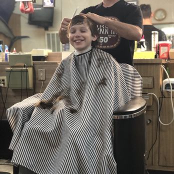 Eucalyptus Barber Shop - Happy kid. - Barbers Near Me - Lodi, California Eucalyptus Barber Shop - Happy kid. - Barbers Near Me - Lodi, California