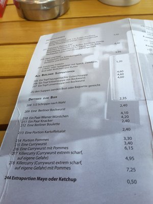 Menu photo 6 Thomas-Eck Berlin, BE