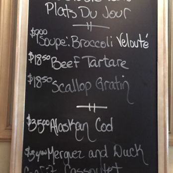 Bouchon - Specials of the day - French Near Me - Yountville, California