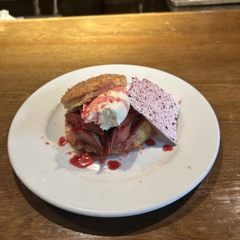 Betty - Strawberry Rhubarb Cake , Delicious And Most Decadent... - New American Near Me - Seattle, Washington Betty - Strawberry Rhubarb Cake , Delicious And Most Decadent... - New American Near Me - Seattle, Washington